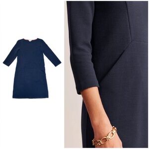 Boden | Ottoman Dress Navy
